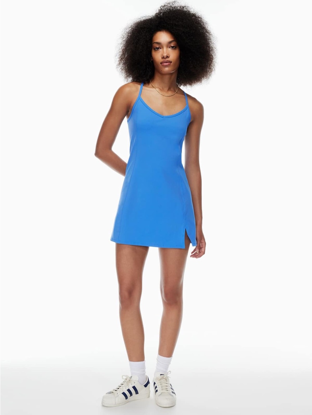 TNA Royal Blue Strappy Tennis Dress